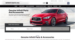 Desktop Screenshot of infinitipartsusa.com